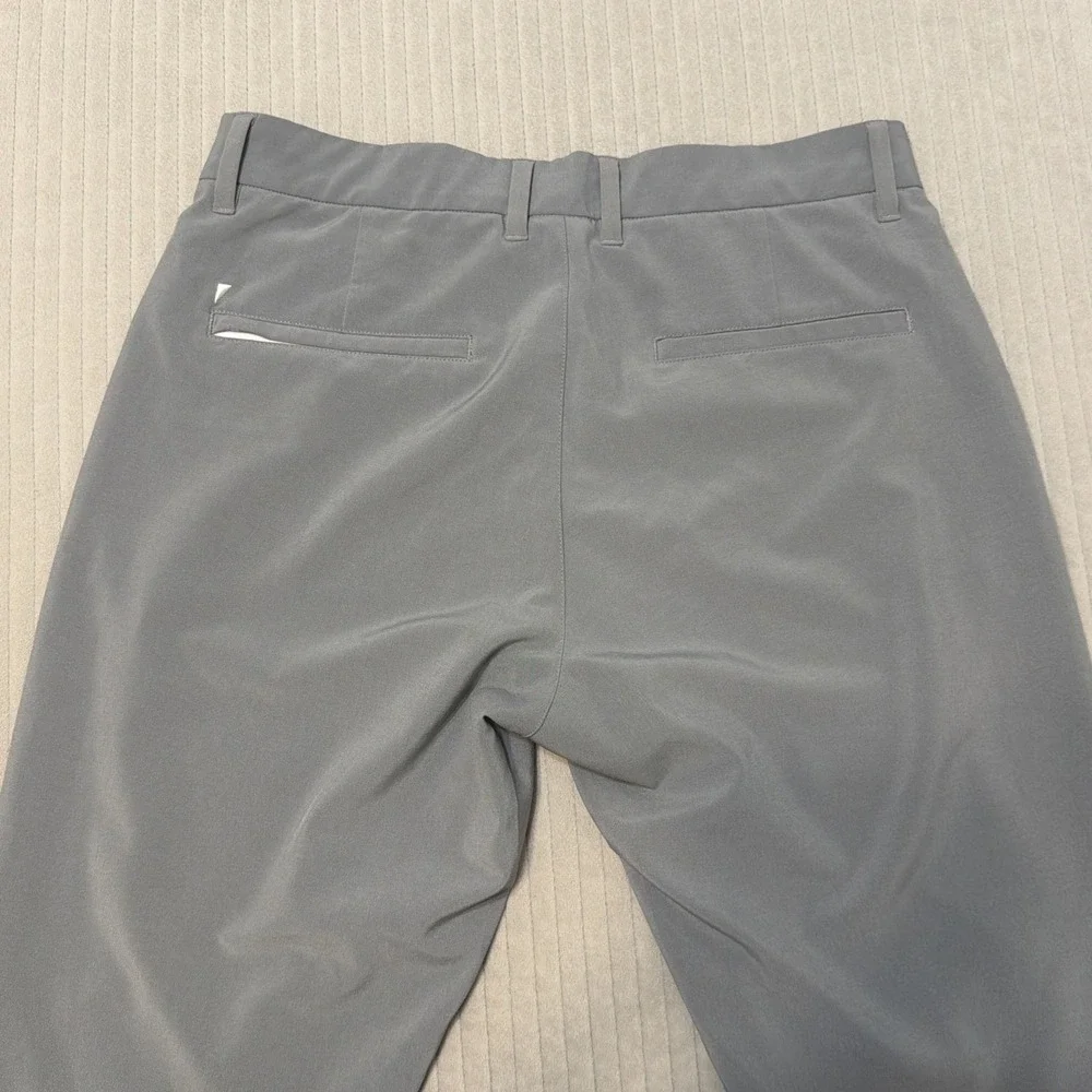Primo Pants Mens 31 Short Gray Golf Joggers Performance Stretch Ankle Zip 31x29